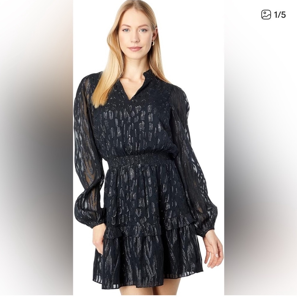 Lilly Pulitzer Avelynn Silk Black Dress